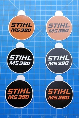 Vinyl Sticker for Stihl MS 390 Recoil Badge ''Full Overlay''