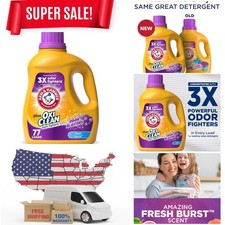 Triple-Power Fresh Burst Liquid Laundry Detergent - 77 Loads, 100.5 Fl Oz 0.15 per gallon