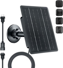 3W Solar Panel for Blink Outdoor 4/3/XT/XT2 Camera, Solar Charger with Micro USB
