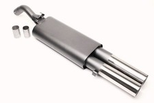 Endschalldämpfer 2x76mm, VW Golf II 19E, ohne 16V, ohne Syncro, ohne G60