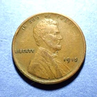1915 Lincoln Cent  Abt. XF