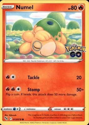 Pokémon Numel Pokémon GO #13 (6544)