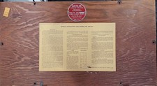 Leslie 44W Serial  50534 back panel