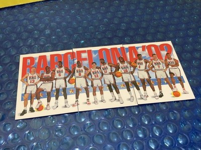 1991-92  Team USA Olympic Basketball Barcelona Set-544,545,546 Skybox