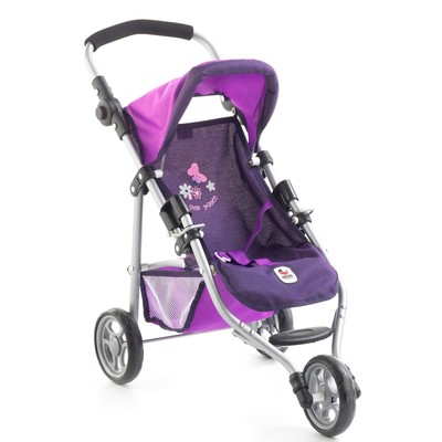 Bayer Chic 2000 Puppen Jogging-Buggy Lola Pflaume NEU