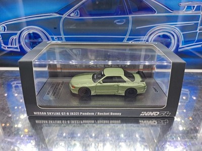 Inno64 Nissan Skyline GT-R (R32) Pandem / Rocket Bunny Millenium Jade