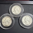 1944, 1946, and 1948 Silver Washington Quarter. Key Dates