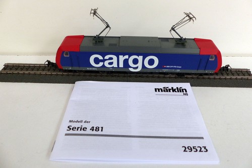 Märklin E-Lok digital rot blau  RE 481 003-2 mit Anleitung aus 29523 NEUWERTIG | Zustand: Gebraucht