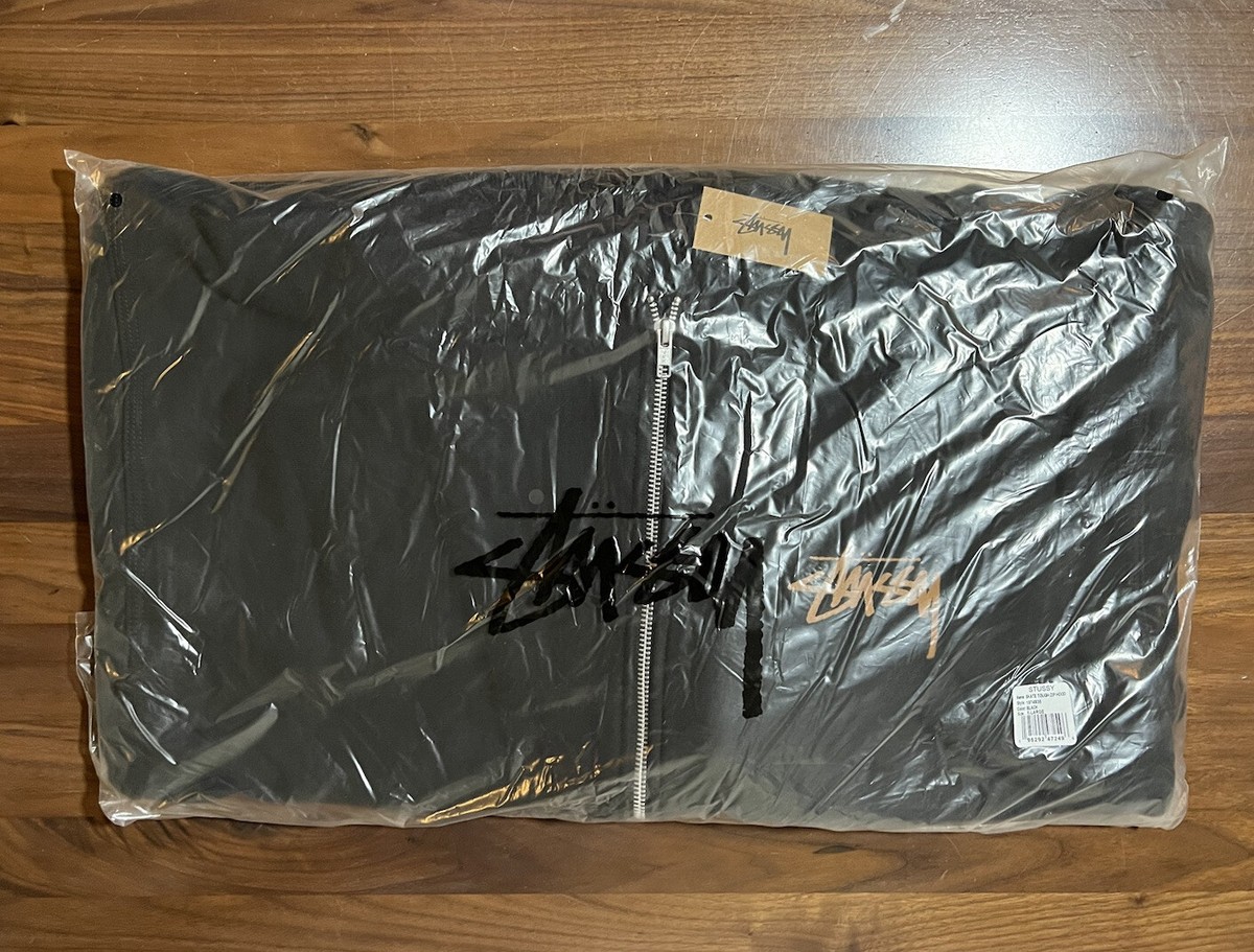 STÜSSY SKATE TOUGH FULL ZIP HOODIE BLACK STUSSY HOODED