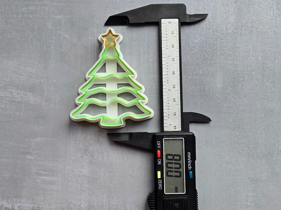 Biscuits / Cookie Cutter, Christmas Tree Decoration, Fondant Cookie