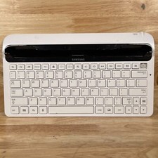 Samsung ECR-K14AWE White Full-Size QWERTY Keyboard Dock for Galaxy Tab 10.1