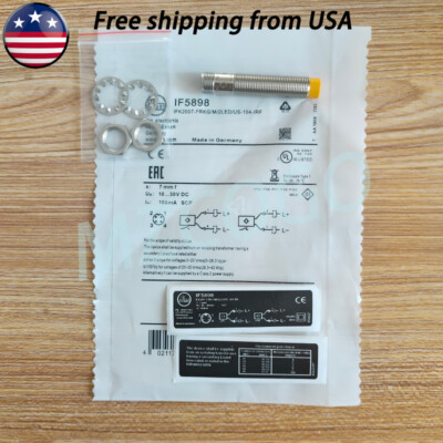 For IFM Inductive Proximity Sensor Switch IF5898 IFK2007-FRKG/M/2LED/US-104-IRF