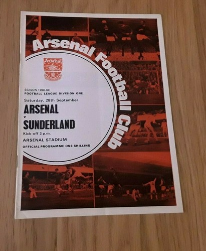 Arsenal 1968/69 Selection of Home League Programmes from menu Away Teams N-W - Picture 8 of 12