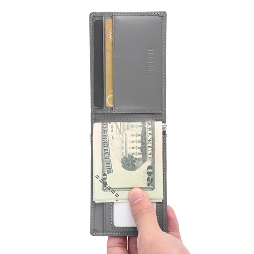 Billetera de Cuero para Hombre Cartera Plegable para Tarjeta ID Para Hombre - Picture 29 of 37