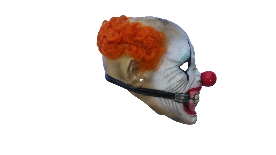 Ghoulish Productions Smiley Jr. Latex Face Mask Horror Halloween Cosplay - Image 4 of 4