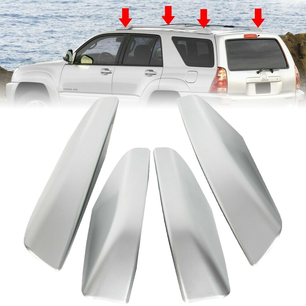 FIT FOR TOYOTA 4RUNNER N210 2003-2009 4PCS SILVER ROOF RAIL RACK - Foto 9