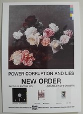 New Order / 'Power Corruption and Lies' - Postcard