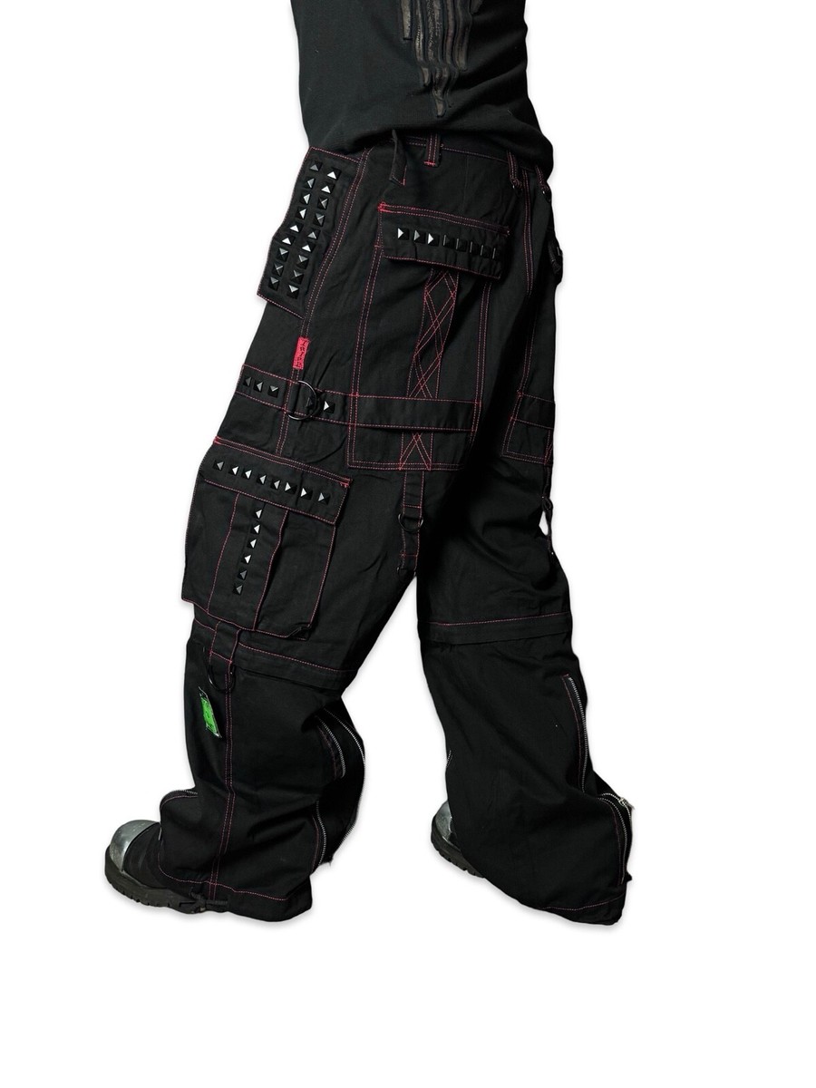 Rare Tripp NYC Goth Skate Grunge Straps Baggy Bondage y2k Pants