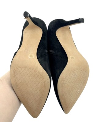 Jessica Simpson Layra Black Suede Leather Pointed Toe Ankle