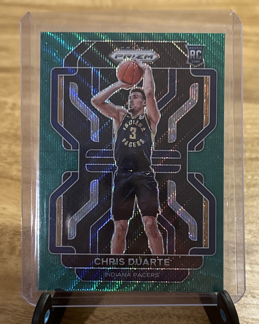 2021-22 Panini Prizm Chris Duarte - Green Wave Fanatics RC #315 Pacers Rookie🔥