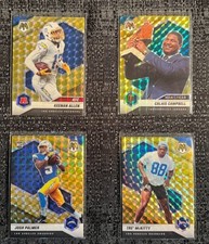 2021 Mosaic Football REACTIVE YELLOW Complete Your Set You Pick NFL Card #1-400