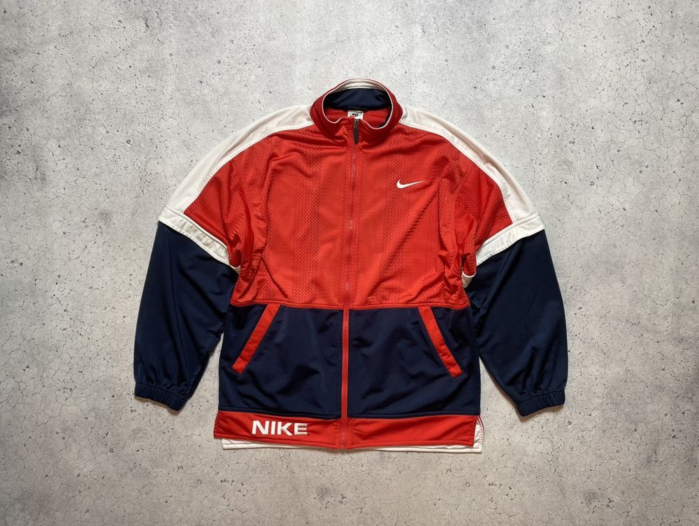 Vintage 90's Track Jacket Nike Big Swoosh Full Zip Retro Y2K | eBay