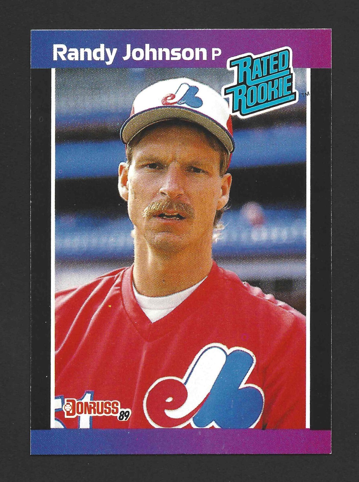 1989 Donruss #42 RANDY JOHNSON Raw - Montreal Expos - RC - HOF