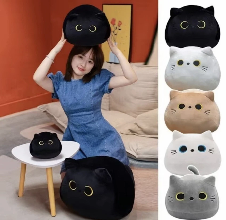Cat Plush Toy Cartoon Stuffed Dolls Cute Animal Plush Toy Pillow - Image 3 of 4