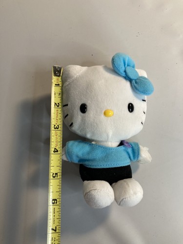 Hello kitty sanrio 6” blue black outfit plush - Picture 2 of 4