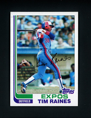 Tim Raines 1982 Topps (HOF) Montreal Expos #70 MINT