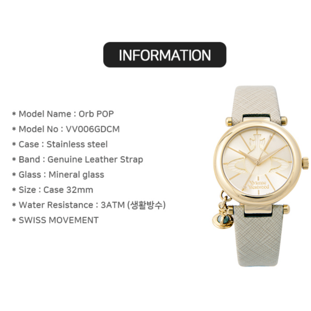 ■Vivienne Westwood■ Orb POP VV006GDCM Vivienne VV006GDCM Westwood Orb Pop Ladies Watch