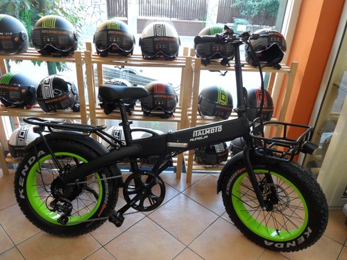 Bicicletta bike Italmoto Aurelia Black lime con pedalata assistita | eBay
