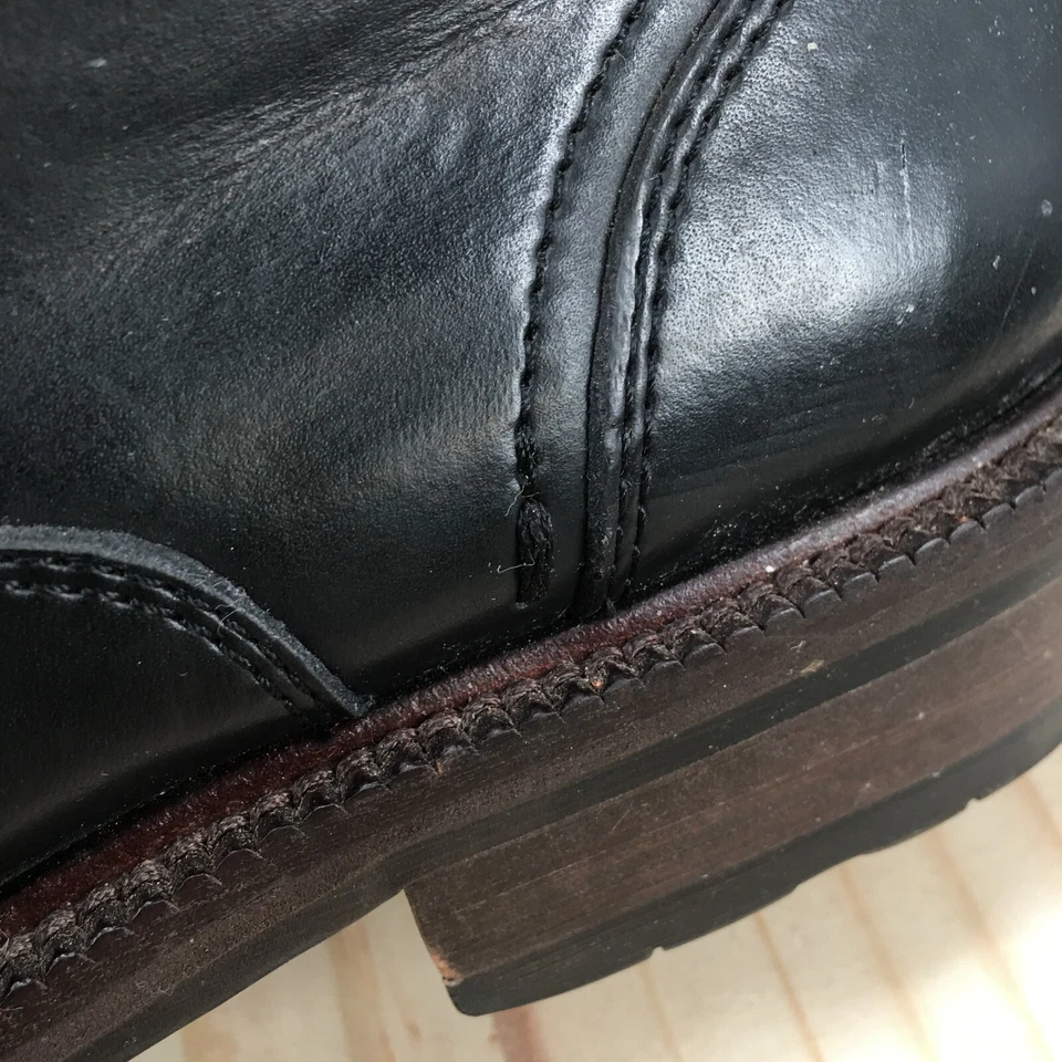 Kenneth Cole Reaction Boots Mens 9 Stop Drop n Roll Ankle Lace Up Black Leather - Image 4 of 4