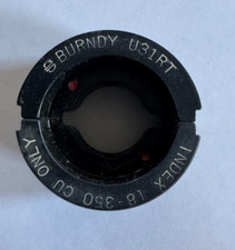 BURNDY U31RT Die Set ~ Index 18-35 cu ~ USED