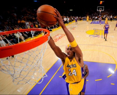 8x10 Photo KOBE BRYANT Los Angeles Lakers Dunk NBA Mamba HOF