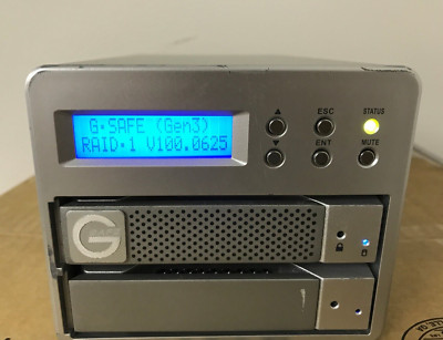 G TECHNOLOGY G SAFE RAID-1 Hot Swappable External Hard Drive,No