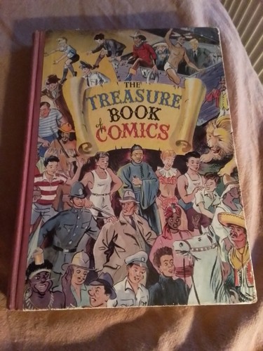 Vintage Odhams Press Treasure Book of Comics 1952