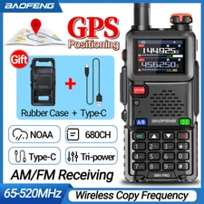 Baofeng UV-5RH PRO MAX GPS Walkie Talkie Multi Band Wirless Copy Frequency Radio