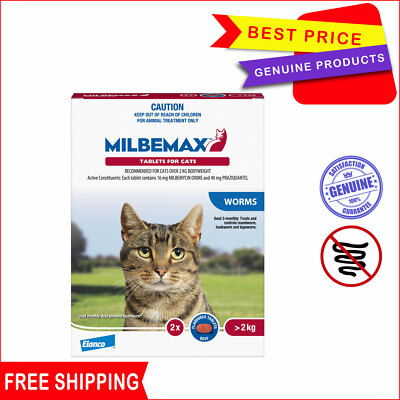 milbemax cat worming tablets