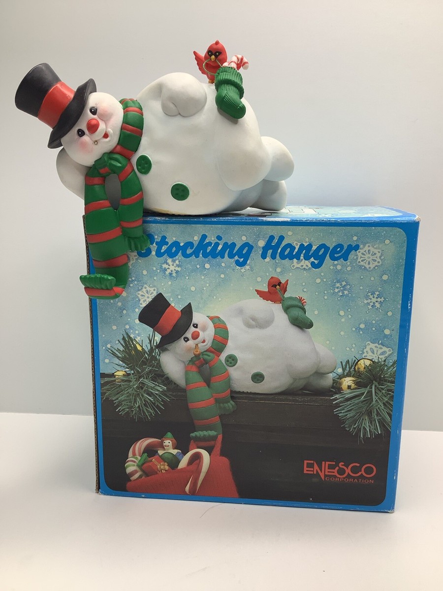 Frosty the Snowman 1990 Stocking Holder by Enesco for sale online