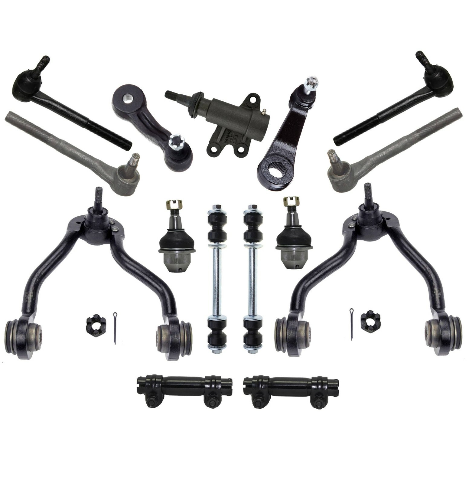 New Upper Control Arms Sway Bars Ball Joints for K1500 Suburban Tahoe