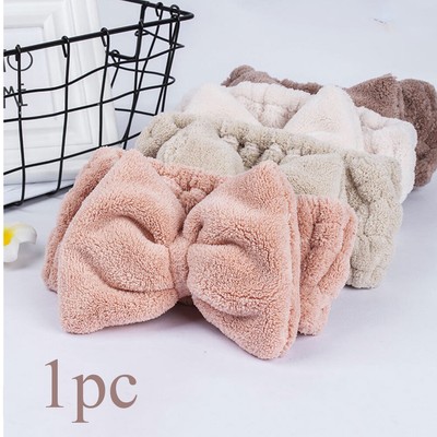 big bow headband for makeup