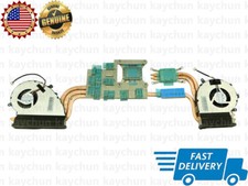 For MSI GE72VR GP72VR Laptop CPU  GPU Cooling Fans With Heatsink N402 N404