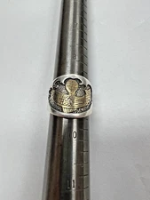 Roderick Tenorio RMT Relio SS/14K Fish Rain King Ring Size 9 [025DUW]