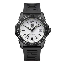 New Luminox Pacific Diver White Dial Rubber Band Men's Watch XS.3127M