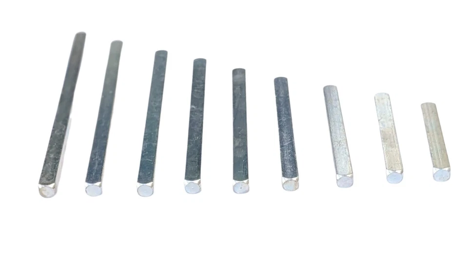 Door Handle Spindle Bar 8mm Plain Split Square Rod Doors Windows UPVC 50-150mm - Image 3 of 3
