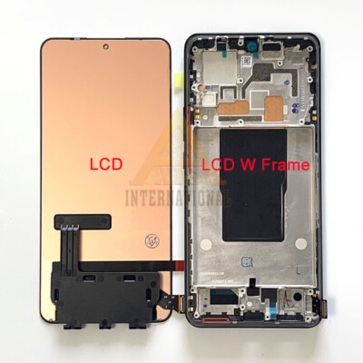 6.67'' Original Amoled For Xiaomi 12T Mi 12T Pro LCD Display Frame Touch Screen