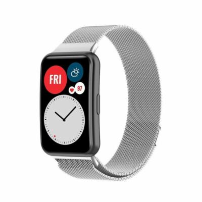 For Huawei Watch Fit TIA-B09 Milanese Loop Watch Band Bracelet Metal Mesh Strap