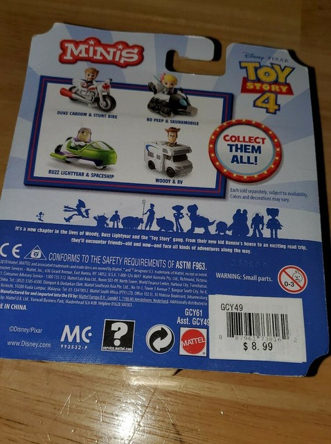 Toy Story 4 Minis Figure Woody & RV 2019 Mattel Disney Pixar for sale online | eBay