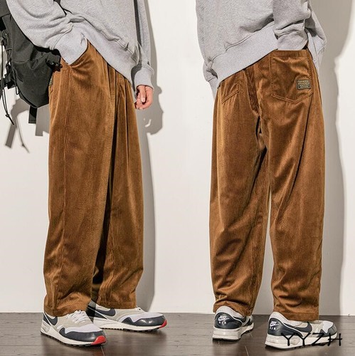 Men's Oversize Corduroy Loose Fit Wide 